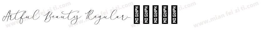 Artful Beauty Regular字体转换